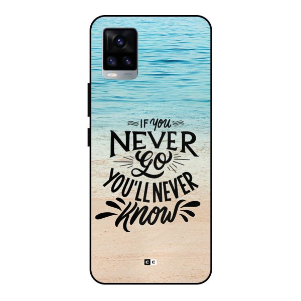 Will Never Know Metal Back Case for Vivo V20