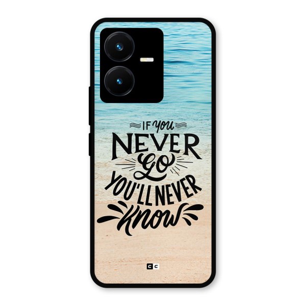 Will Never Know Metal Back Case for Vivo Y22