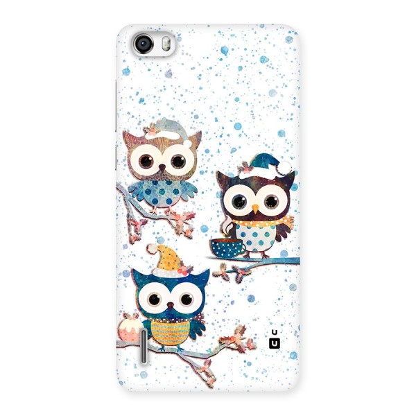 Winter Owls Back Case for Honor 6