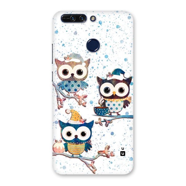 Winter Owls Back Case for Honor 8 Pro