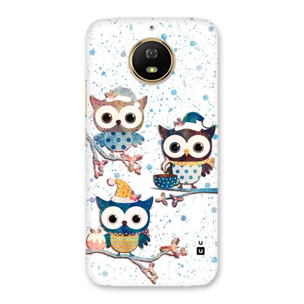 Winter Owls Back Case for Moto G5s