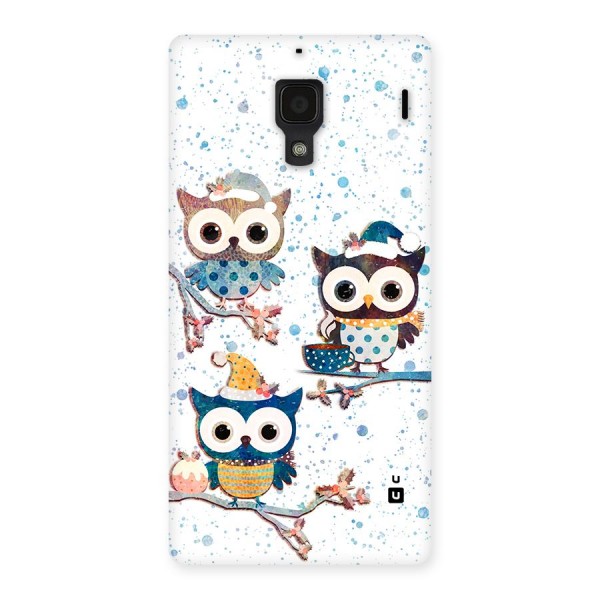 Winter Owls Back Case for Redmi 1s