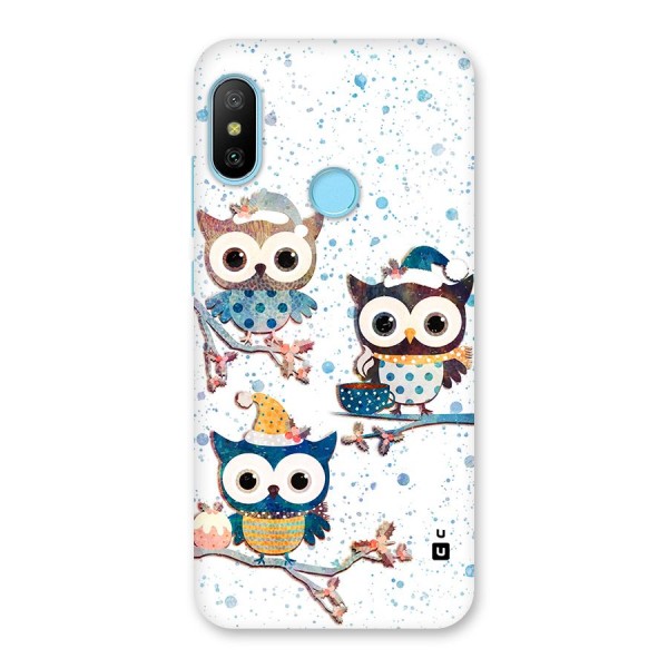 Winter Owls Back Case for Redmi 6 Pro