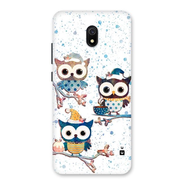 Winter Owls Back Case for Redmi 8A