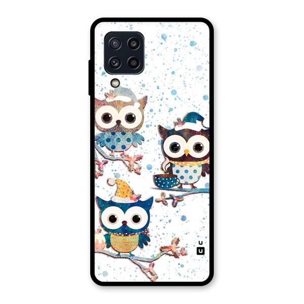 Winter Owls Glass Back Case for Galaxy M32