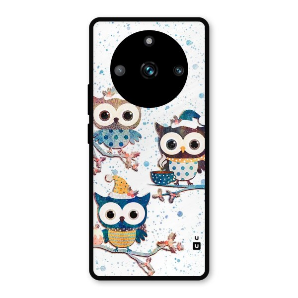 Winter Owls Metal Back Case for Realme Narzo 60 Pro