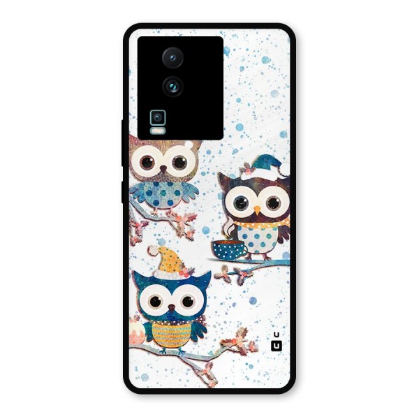 Winter Owls Metal Back Case for iQOO Neo 7