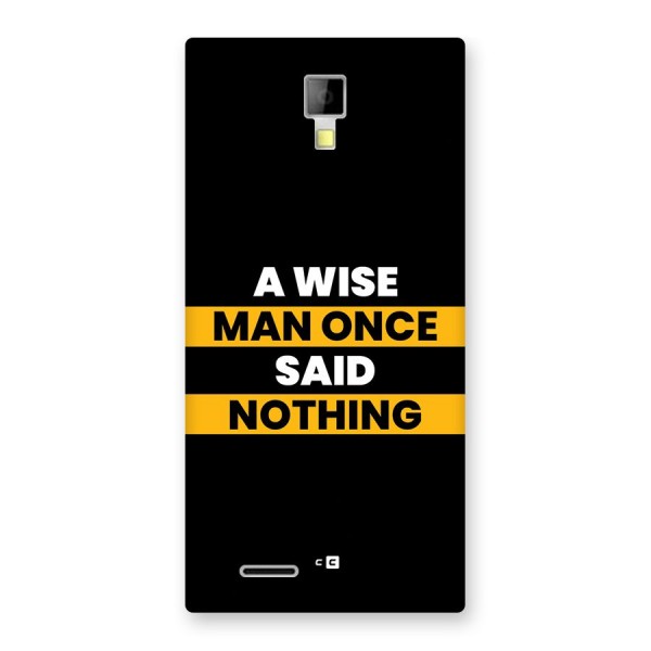 Wise Man Back Case for Canvas Xpress A99