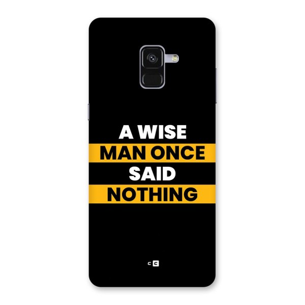 Wise Man Back Case for Galaxy A8 Plus