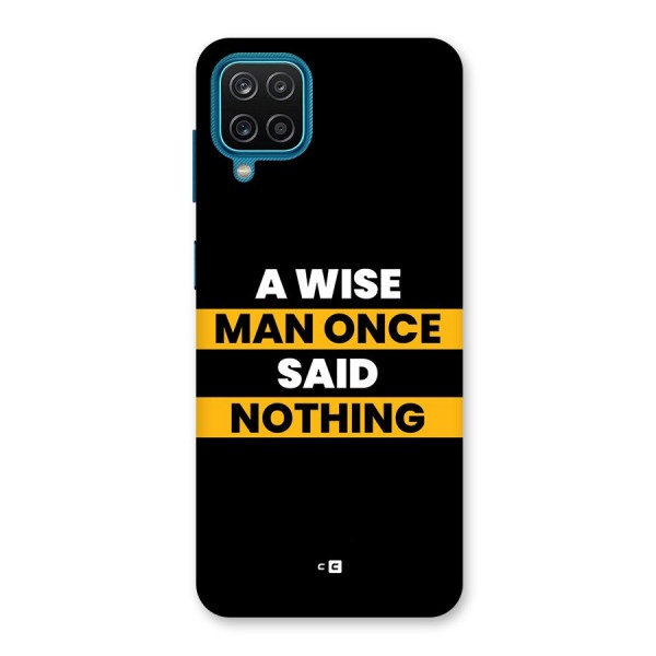 Wise Man Back Case for Galaxy F12