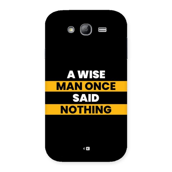 Wise Man Back Case for Galaxy Grand