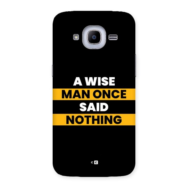 Wise Man Back Case for Galaxy J2 2016