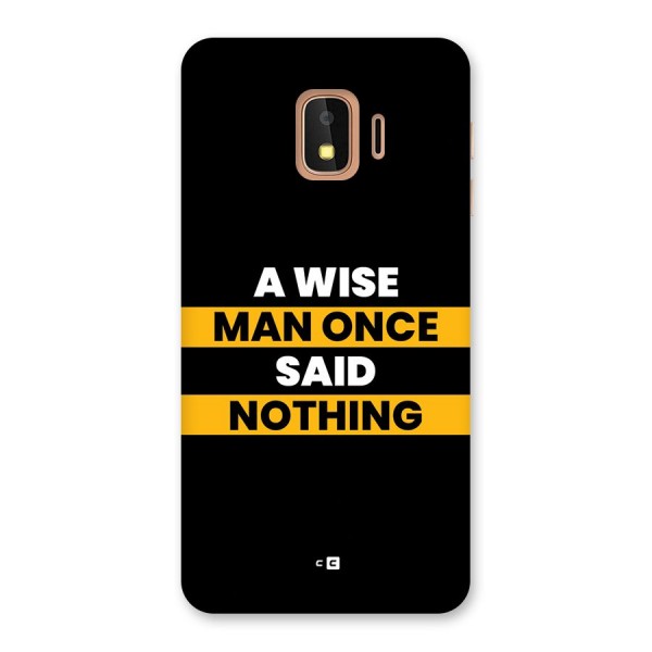 Wise Man Back Case for Galaxy J2 Core