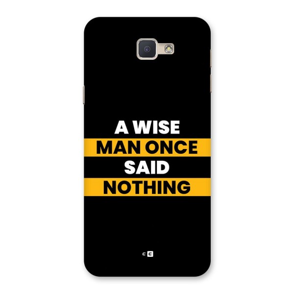 Wise Man Back Case for Galaxy J5 Prime
