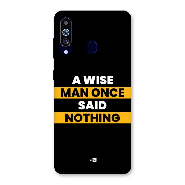 Wise Man Back Case for Galaxy M40