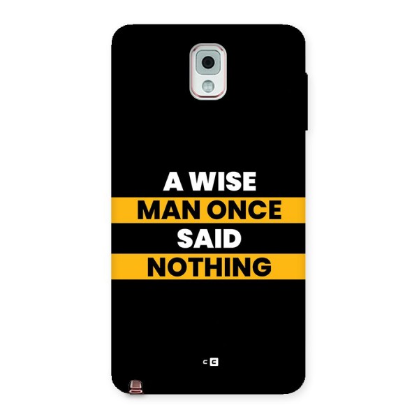 Wise Man Back Case for Galaxy Note 3