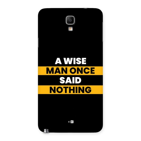 Wise Man Back Case for Galaxy Note 3 Neo