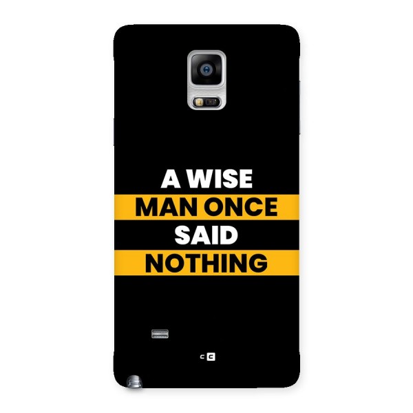 Wise Man Back Case for Galaxy Note 4