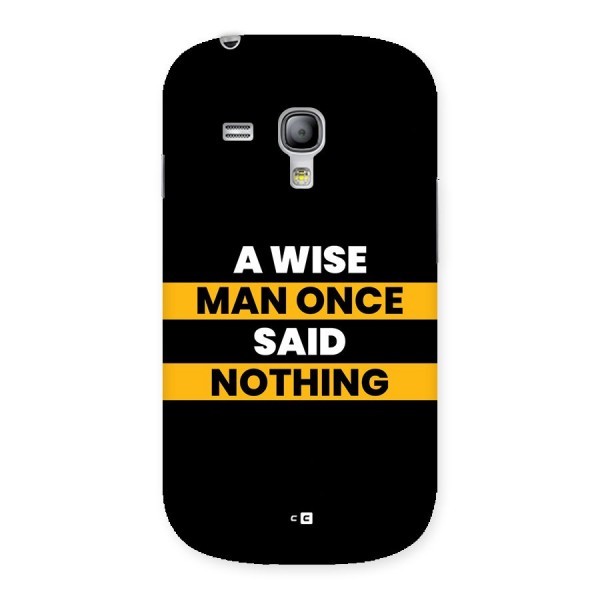 Wise Man Back Case for Galaxy S3 Mini