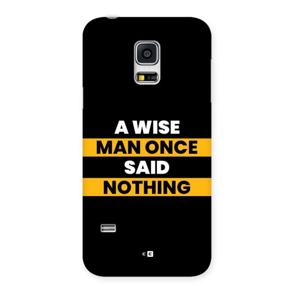 Wise Man Back Case for Galaxy S5 Mini