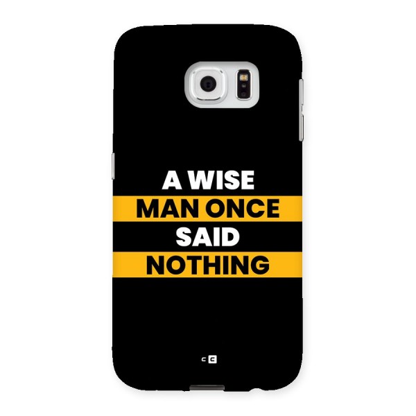 Wise Man Back Case for Galaxy S6