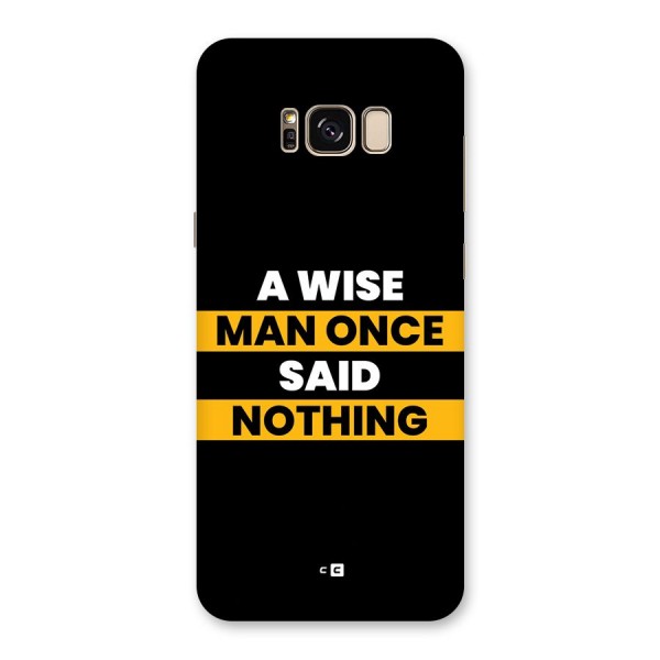 Wise Man Back Case for Galaxy S8 Plus