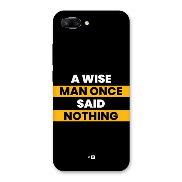Wise Man Back Case for Honor 10