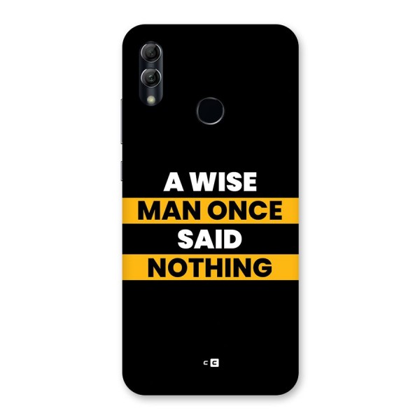 Wise Man Back Case for Honor 10 Lite