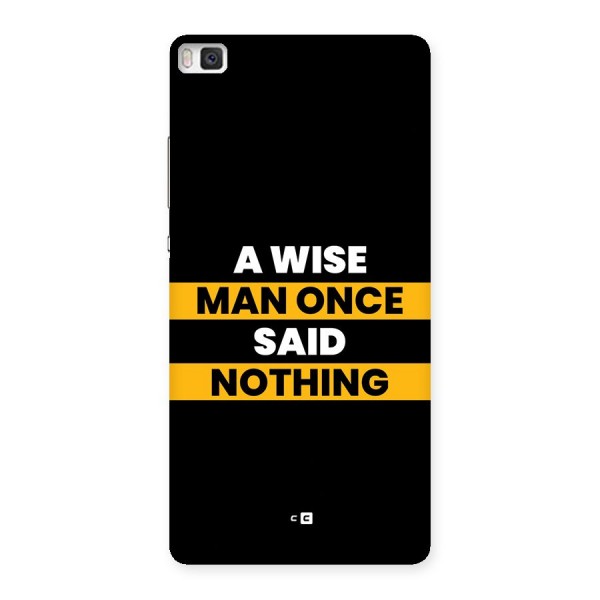 Wise Man Back Case for Huawei P8