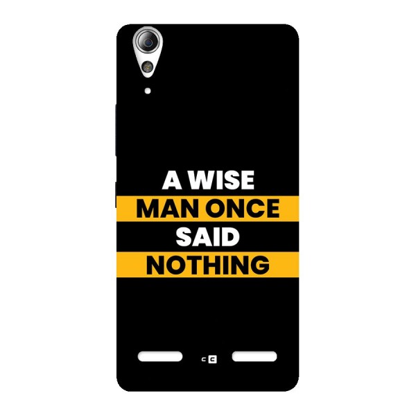 Wise Man Back Case for Lenovo A6000 Plus