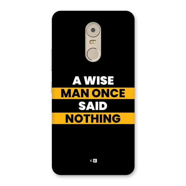 Wise Man Back Case for Lenovo K6 Note