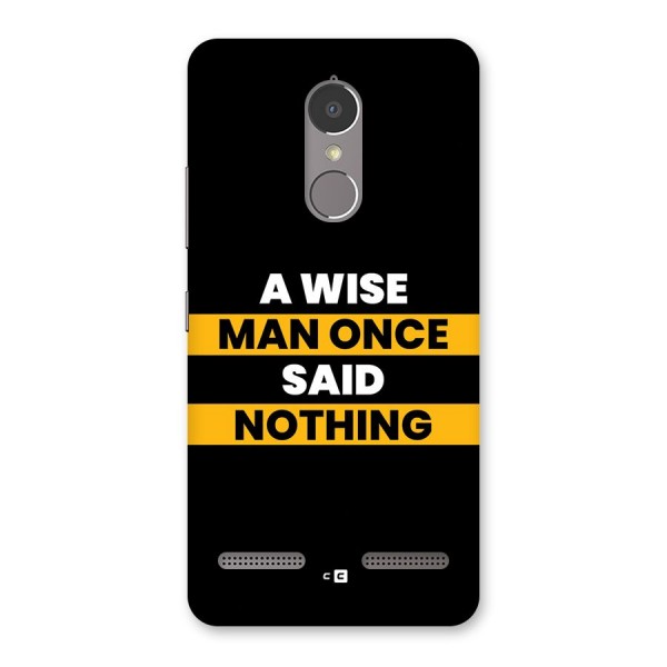 Wise Man Back Case for Lenovo K6 Power