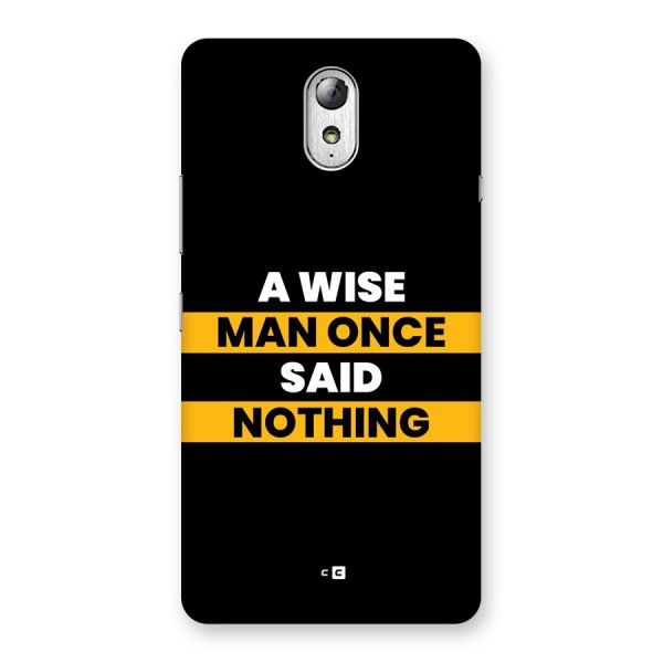 Wise Man Back Case for Lenovo Vibe P1M