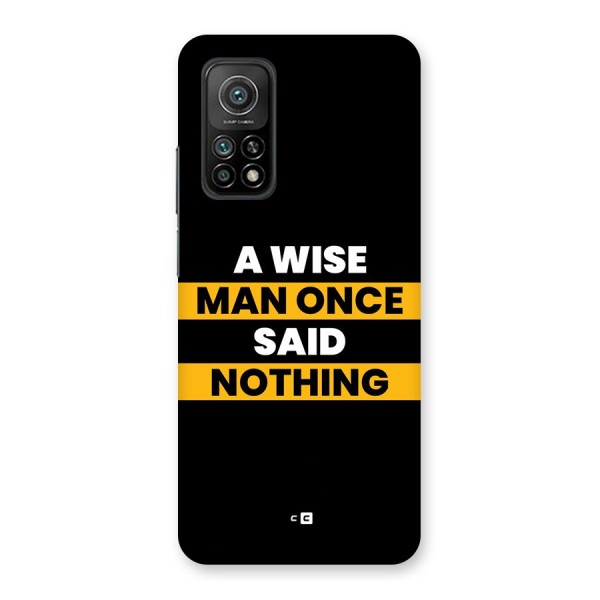 Wise Man Back Case for Mi 10T 5G