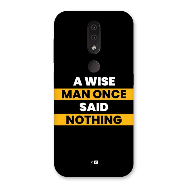 Wise Man Back Case for Nokia 4.2