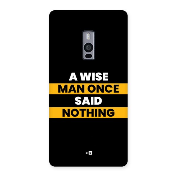 Wise Man Back Case for OnePlus 2
