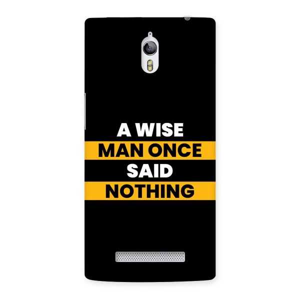 Wise Man Back Case for Oppo Find 7