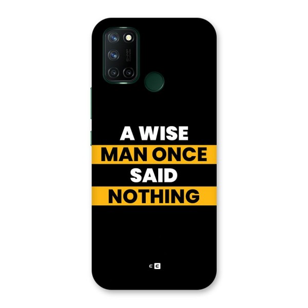 Wise Man Back Case for Realme C17