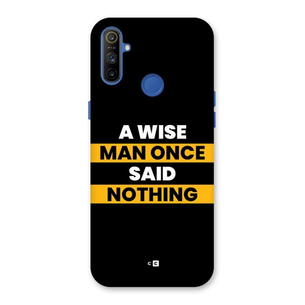 Wise Man Back Case for Realme Narzo 10A