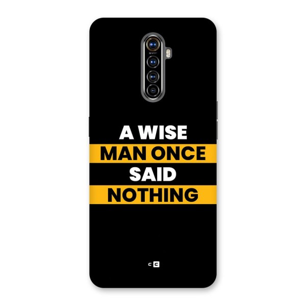 Wise Man Back Case for Realme X2 Pro