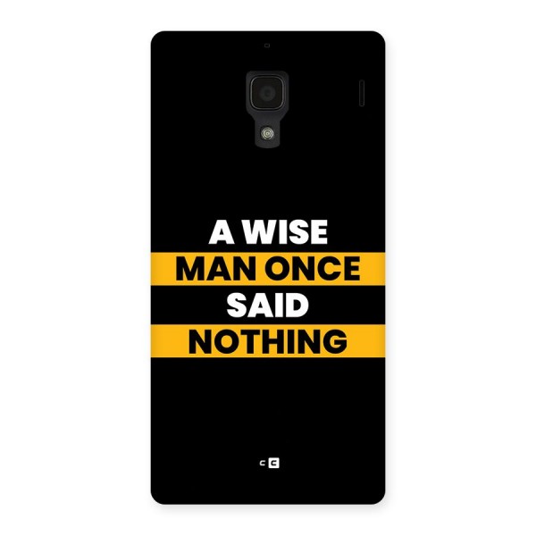 Wise Man Back Case for Redmi 1s