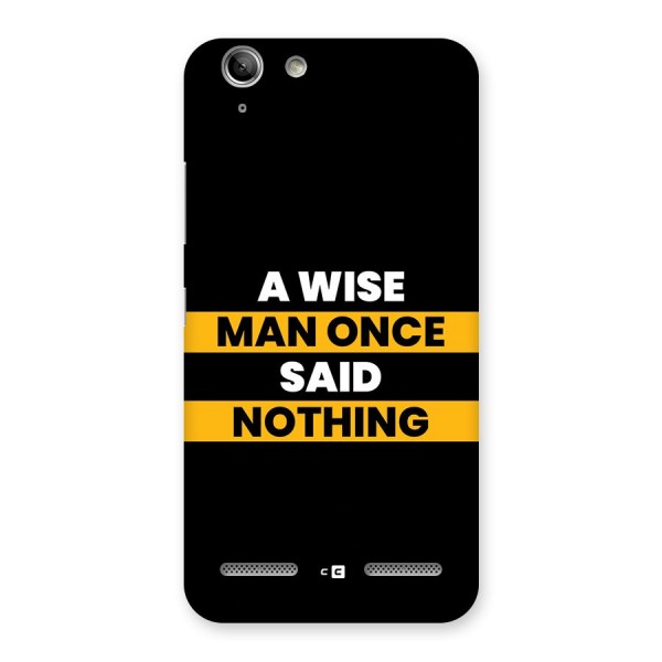 Wise Man Back Case for Vibe K5 Plus