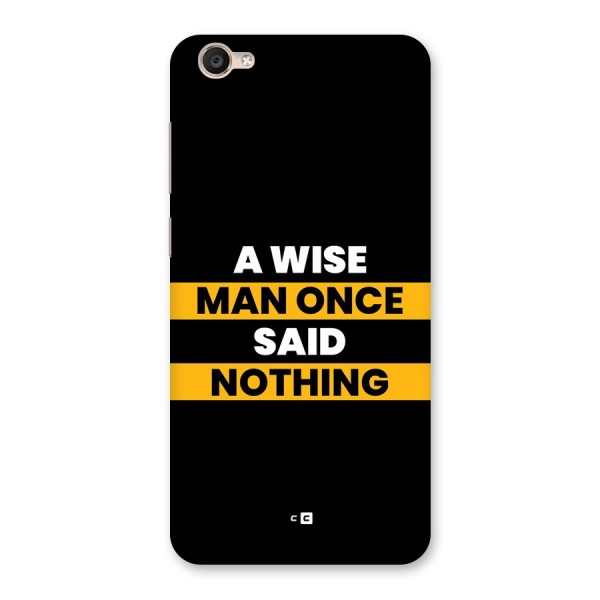 Wise Man Back Case for Vivo Y55s