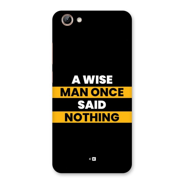 Wise Man Back Case for Vivo Y71i