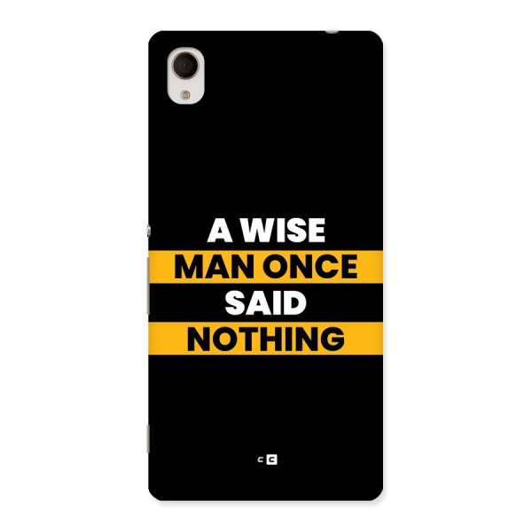 Wise Man Back Case for Xperia M4