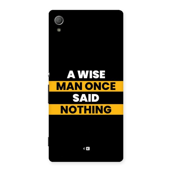 Wise Man Back Case for Xperia Z4