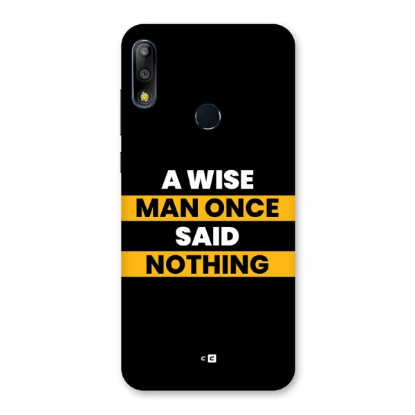 Wise Man Back Case for Zenfone Max Pro M2