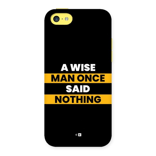 Wise Man Back Case for iPhone 5C