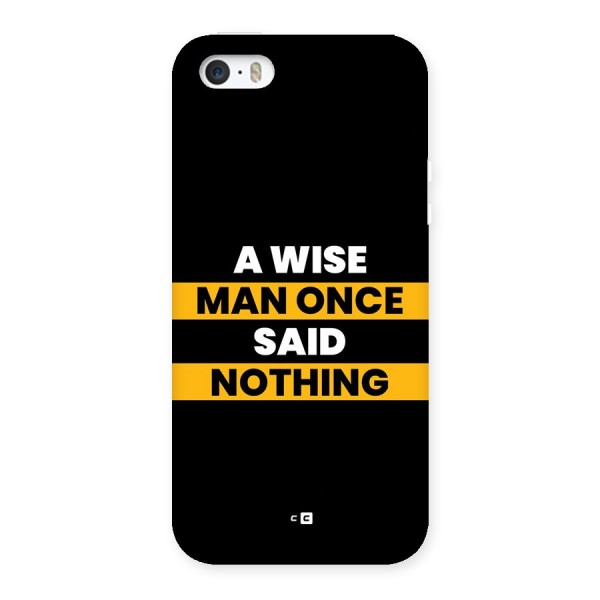 Wise Man Back Case for iPhone 5 5s