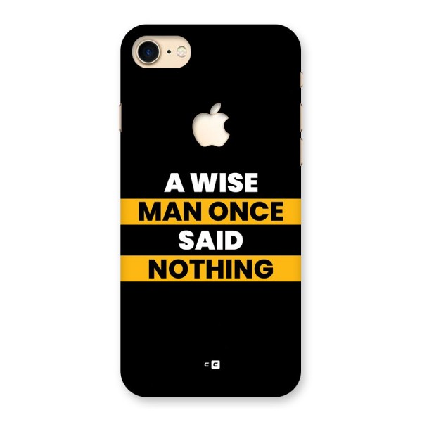 Wise Man Back Case for iPhone 7 Apple Cut